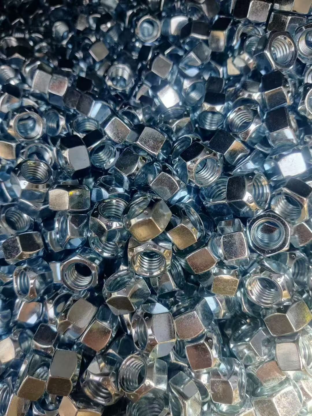 zinc plated hex nuts bulk supply