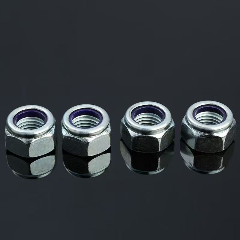 zinc plated nylon insert lock nuts for machinery assembly