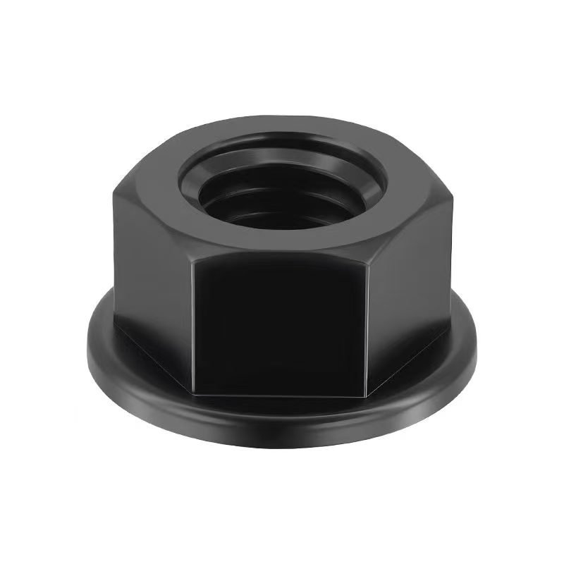 black oxide flange nuts and threaded studs