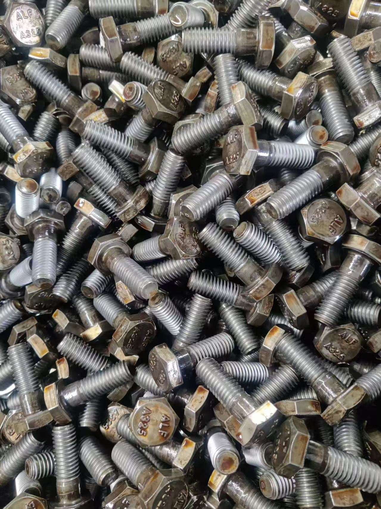hex head bolts and socket screws with thread locking patch